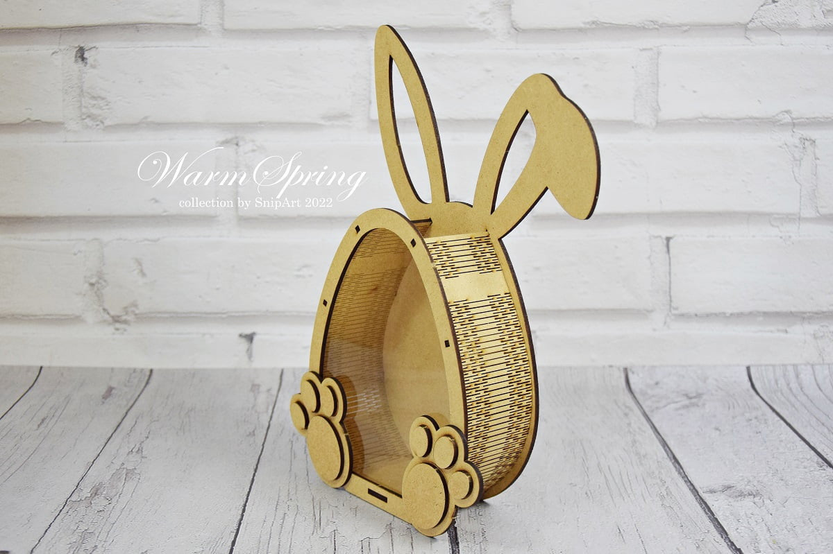 Snipart Warm Spring - Egg Bunny HDF Box