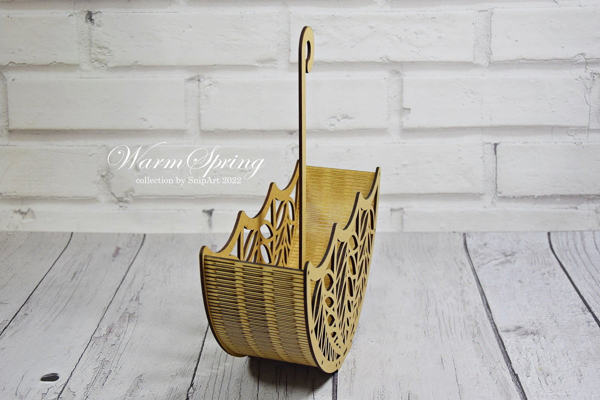 Snipart Warm Spring - HDF Basket - Umbrella