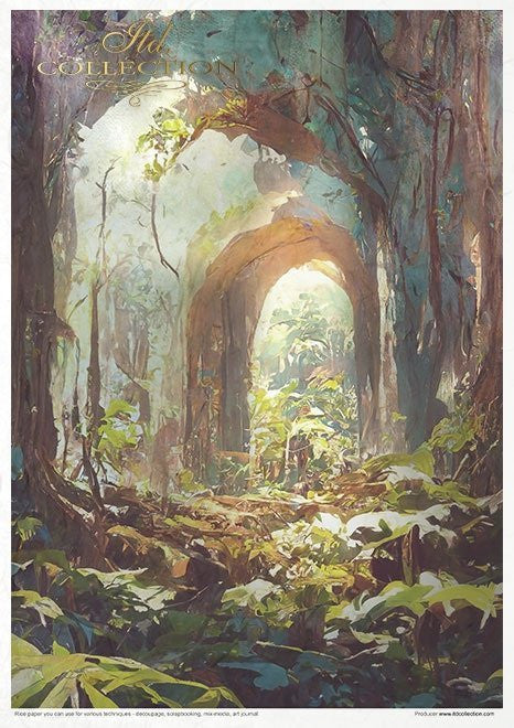 ITD Collection Mysterious Forest 11 Pack Rice Papers