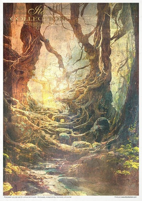 ITD Collection Mysterious Forest 11 Pack Rice Papers