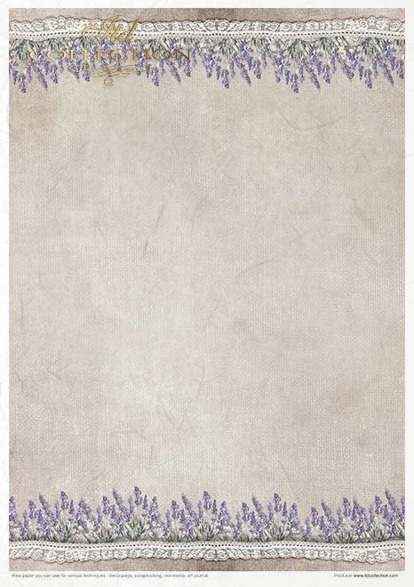 ITD Collection Provence Scented with Lavender 11 Pack Rice Paper