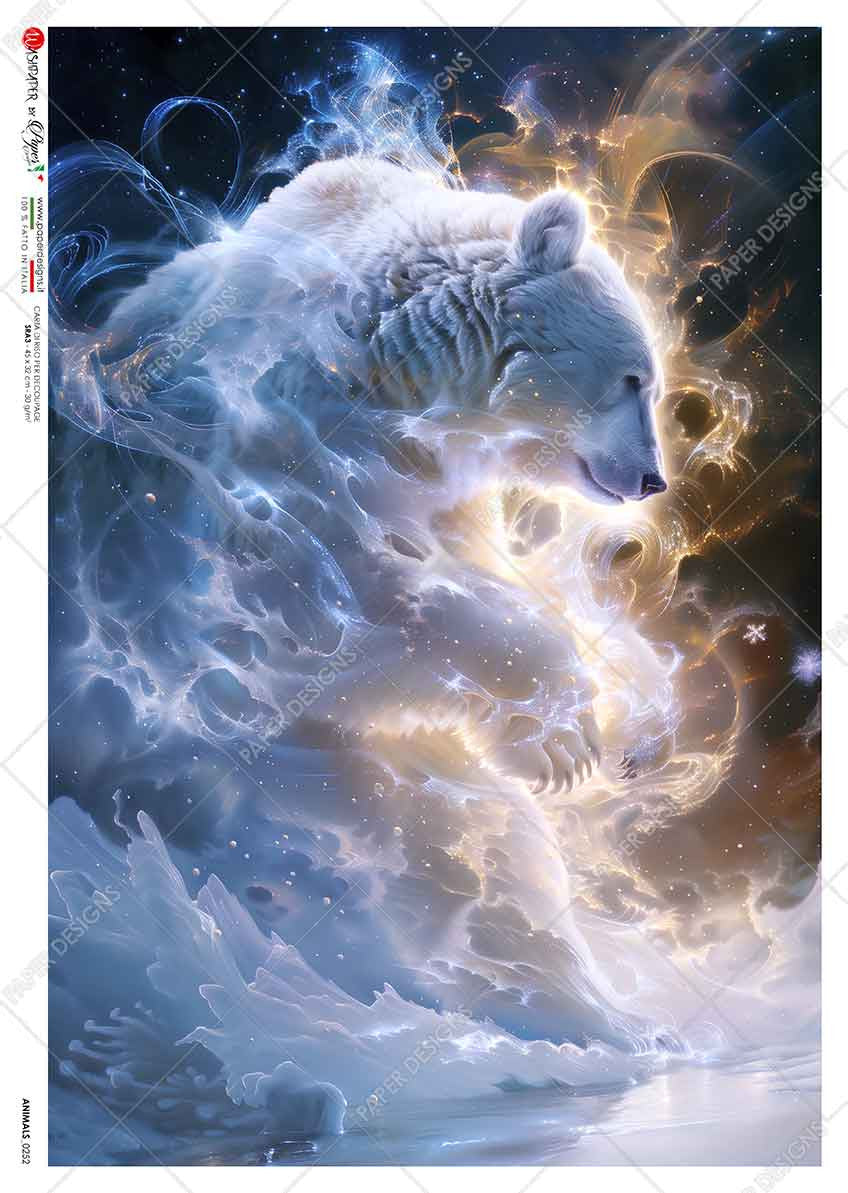 Paper Designs Celestial Spirit Bear Rice Paper
