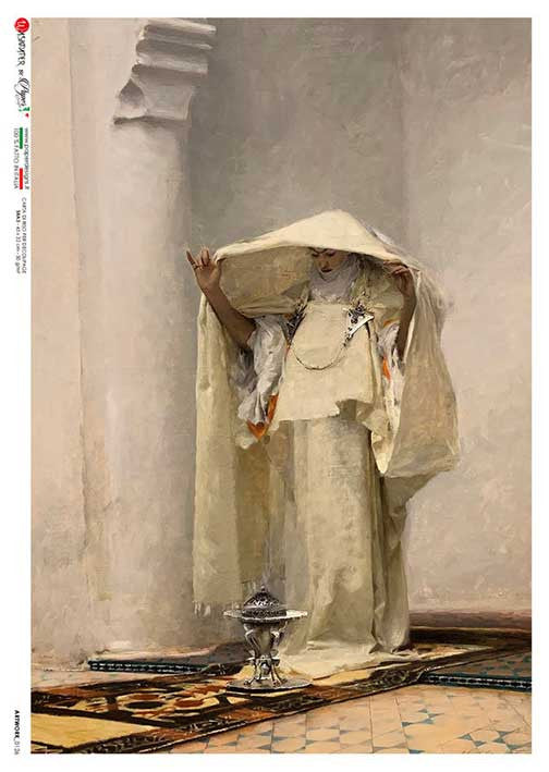 Paper Designs Rice Paper Sargent Smoke of Ambergris PD ARTWORK 0126