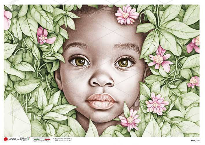 Paper Designs Tropical Baby Rice Paper