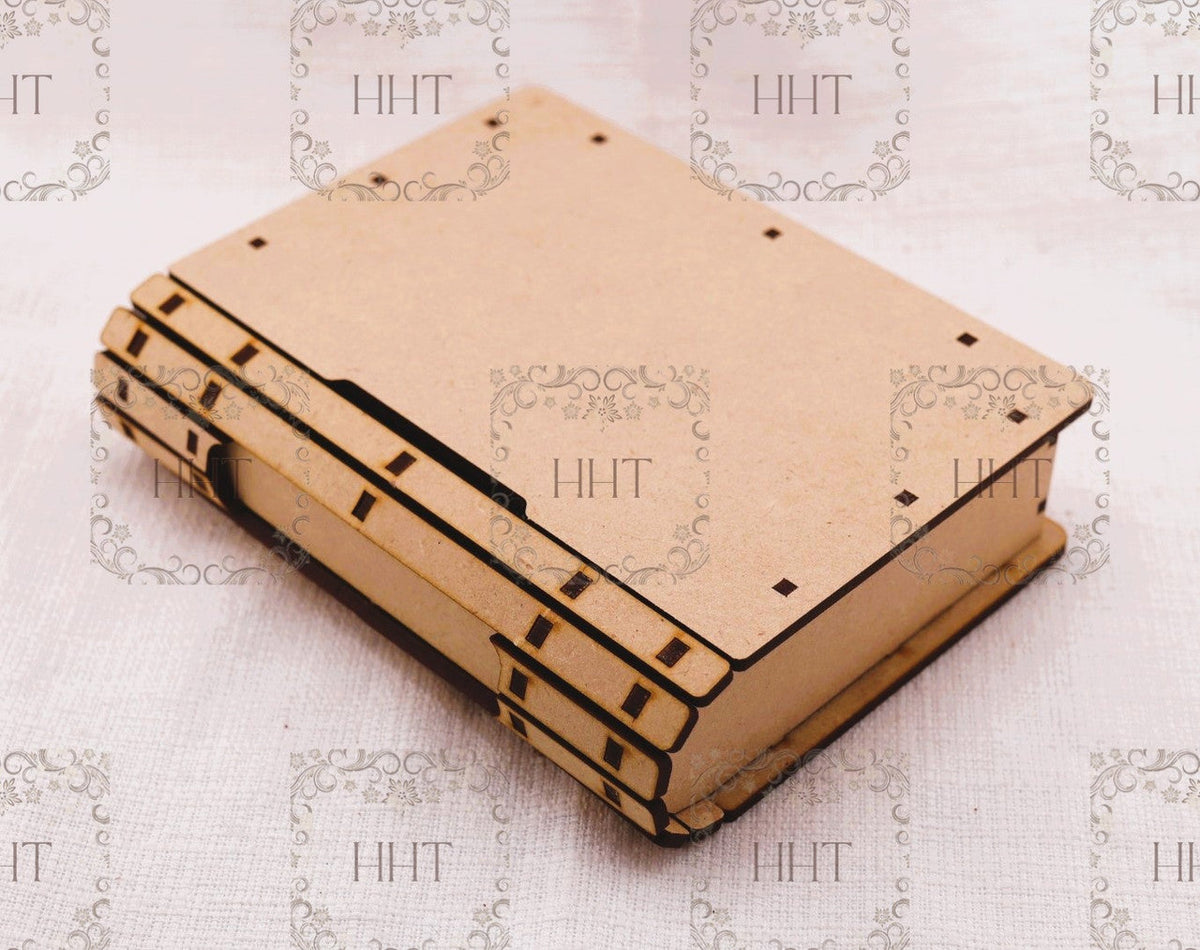 HHT MDF Book Box with Drawer Small