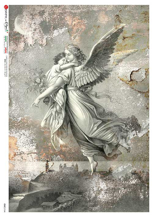 Paper Designs Rice Paper Celestial Angel 2 PD CULT-0165