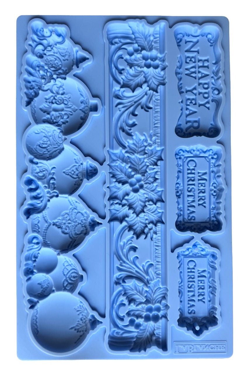 LaBlanche Silicone Mould - Christmas Borders