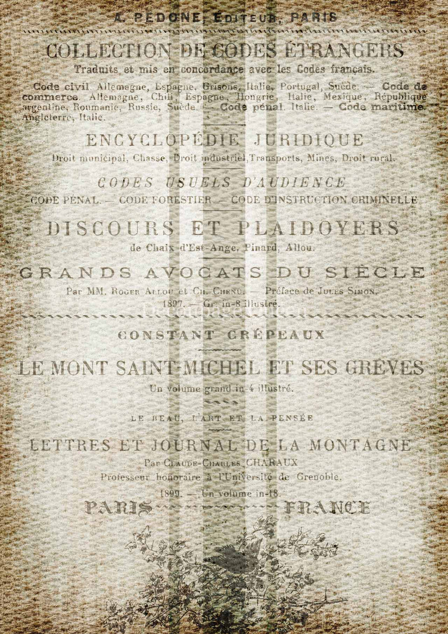 French Grain Sack