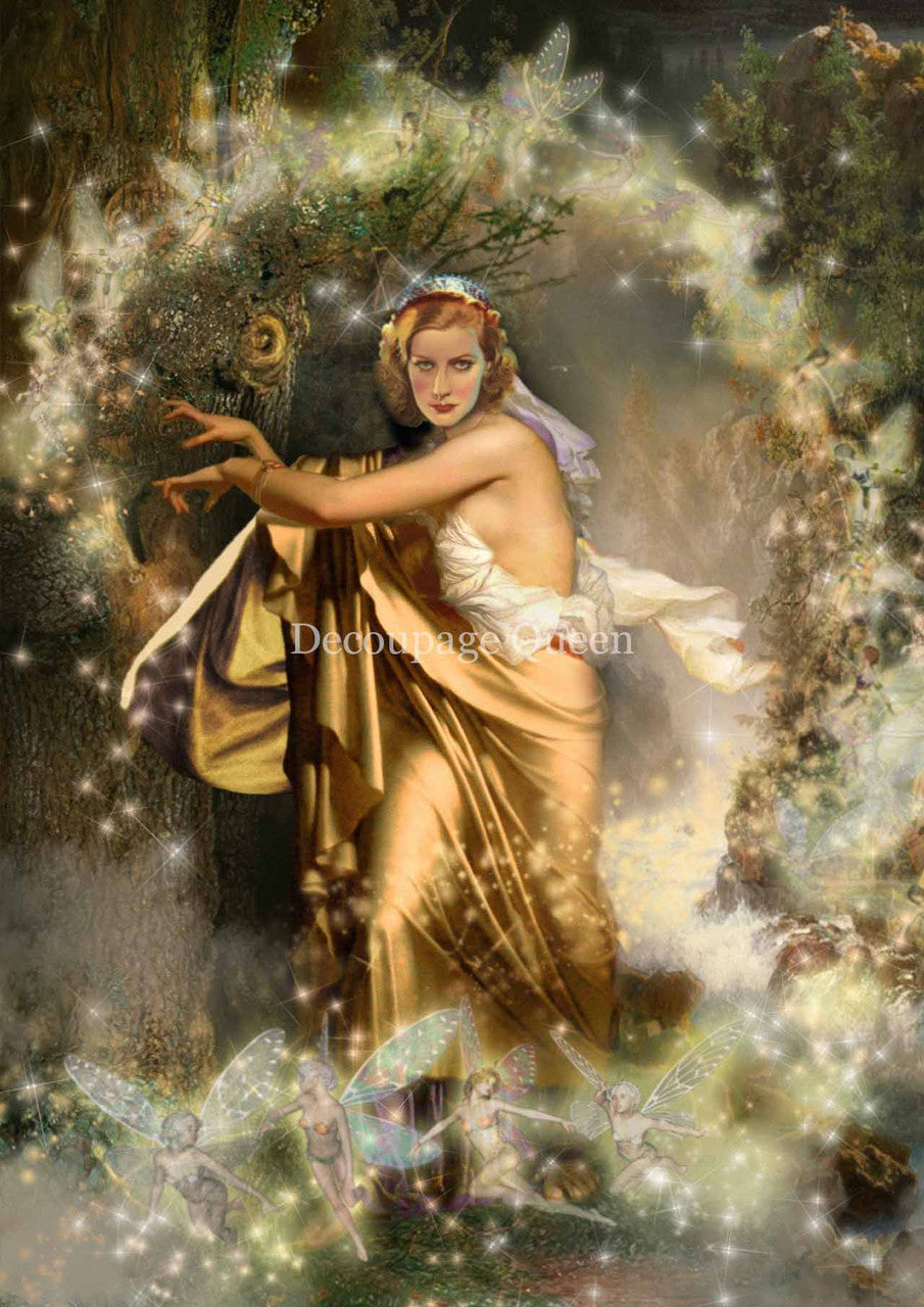 Decoupage Queen Howard David Johnson - Morgan Le Fay Rice Paper