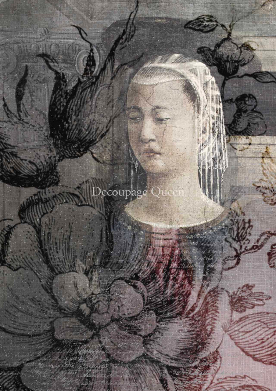 Dainty and the Queen - Emergence Rice Paper