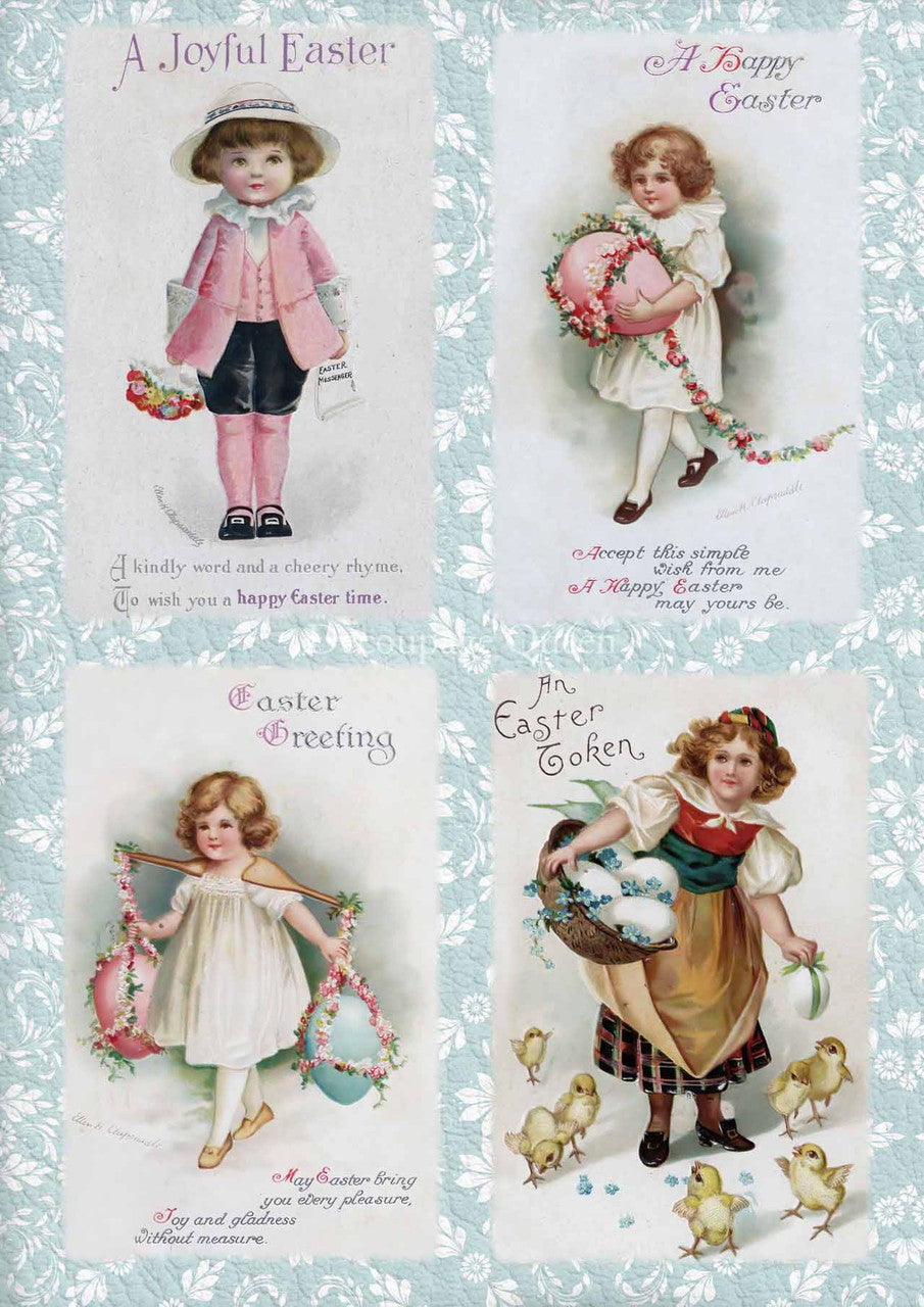 Decoupage Queen Easter Kids