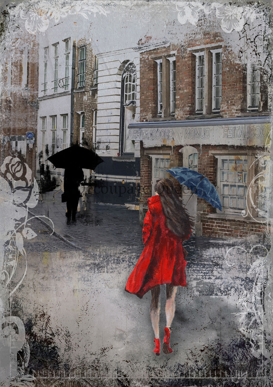 Decoupage Queen Rainy Day Rice Paper