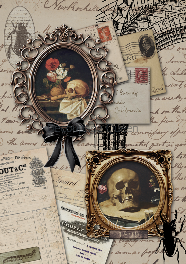 Decoupage Queen Dainty and the Queen - Beyond the Veil