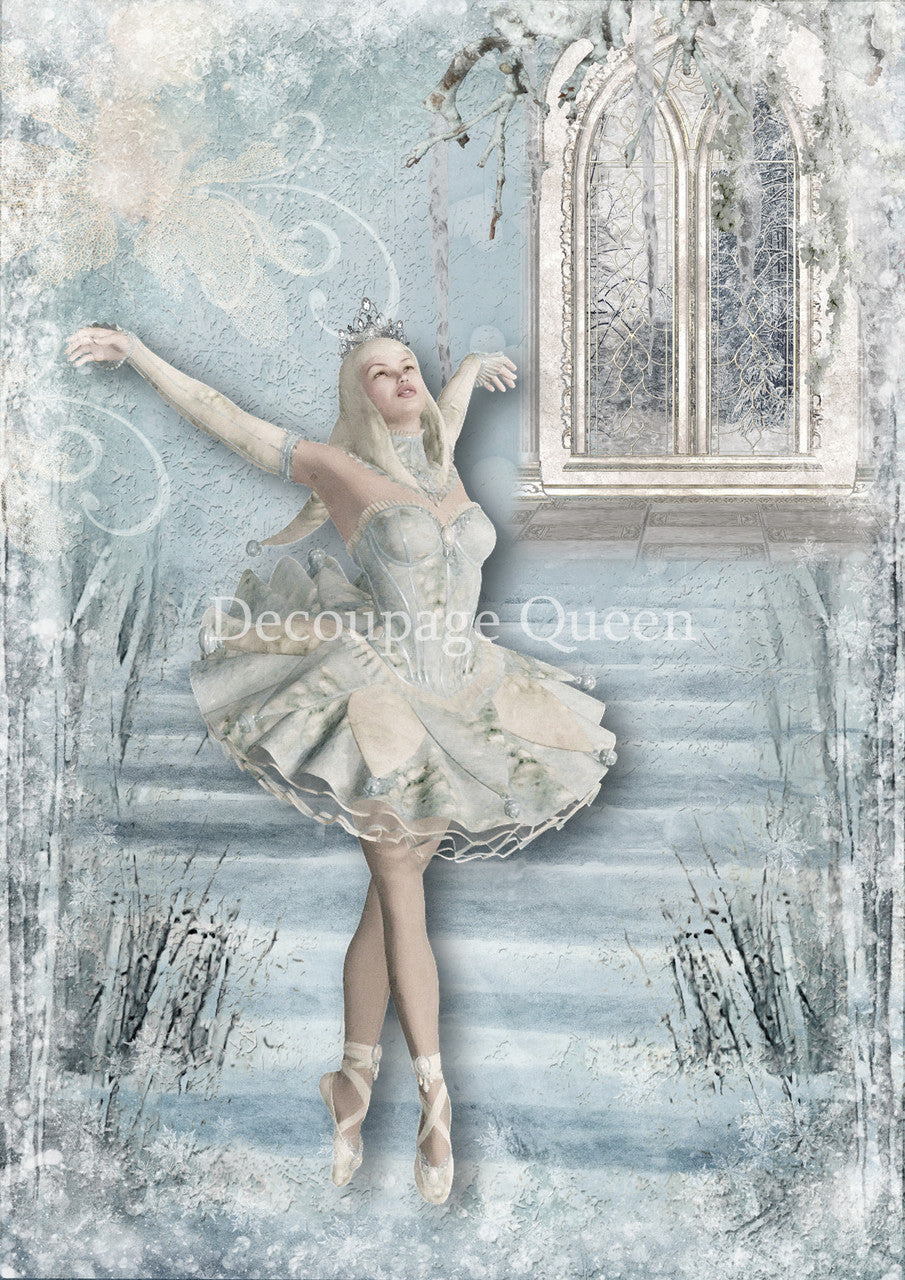 Decoupage Queen Snow Princess Rice Paper