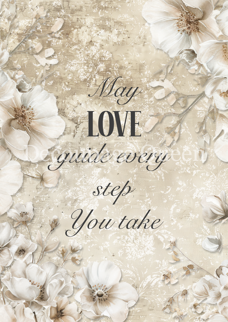 Decoupage Queen Rice Paper - Dainty and the Queen - May Love Guide You