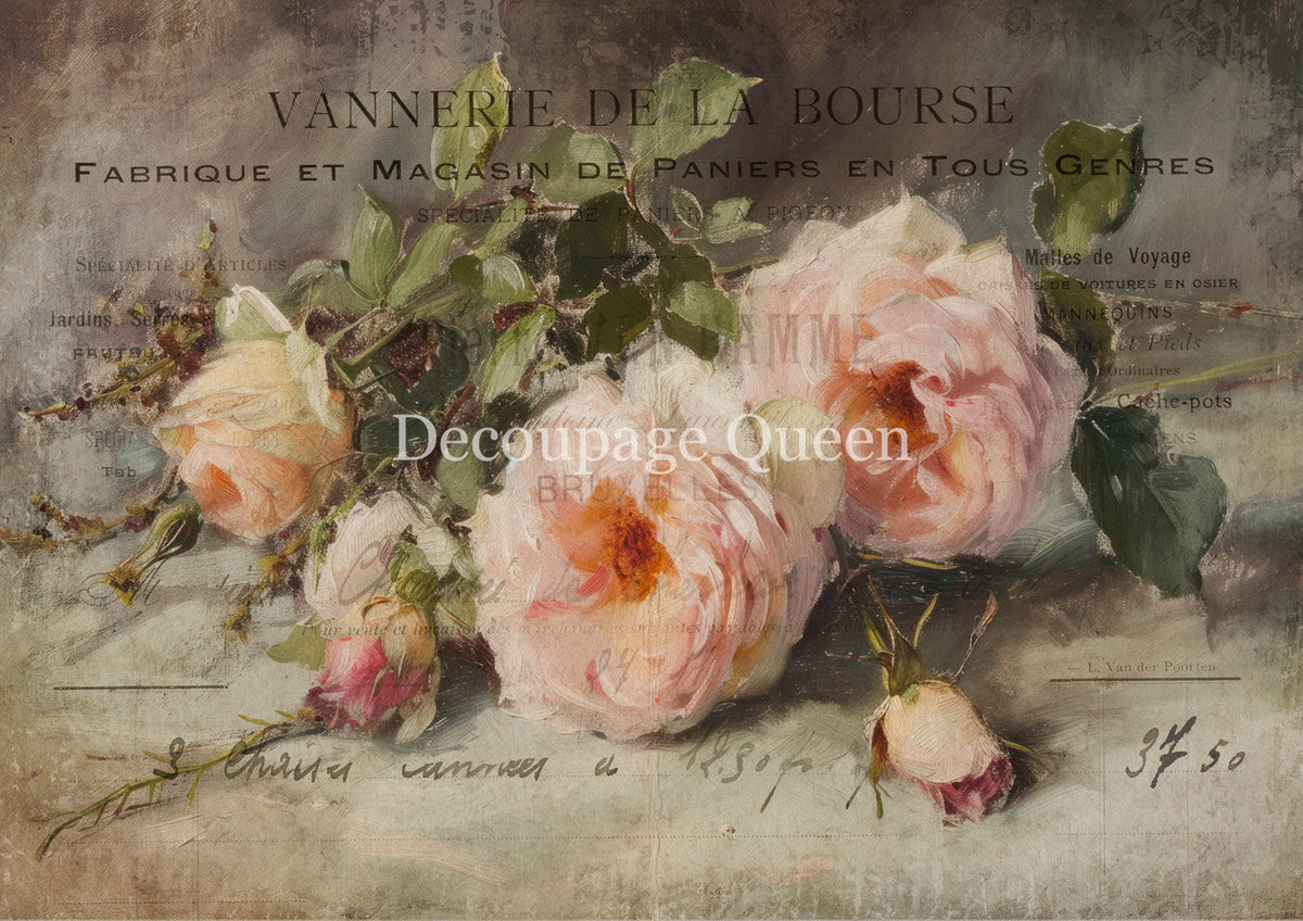 Decoupage Queen Rice Paper - Vanessa