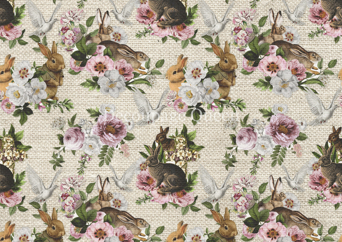 Decoupage Queen Rice Paper - Easter Celebration