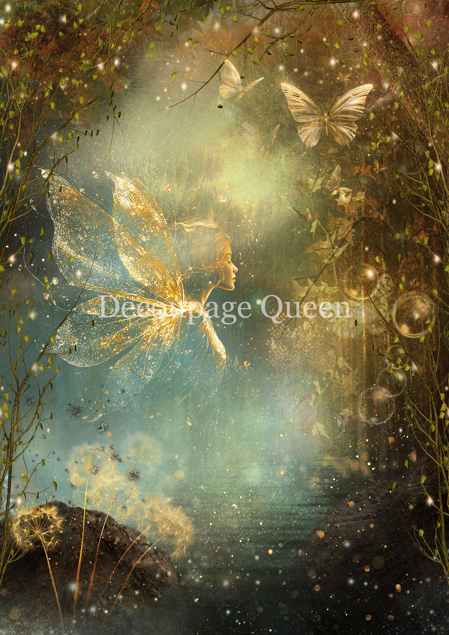 Decoupage Queen Rice Paper - Luminescent Fairy