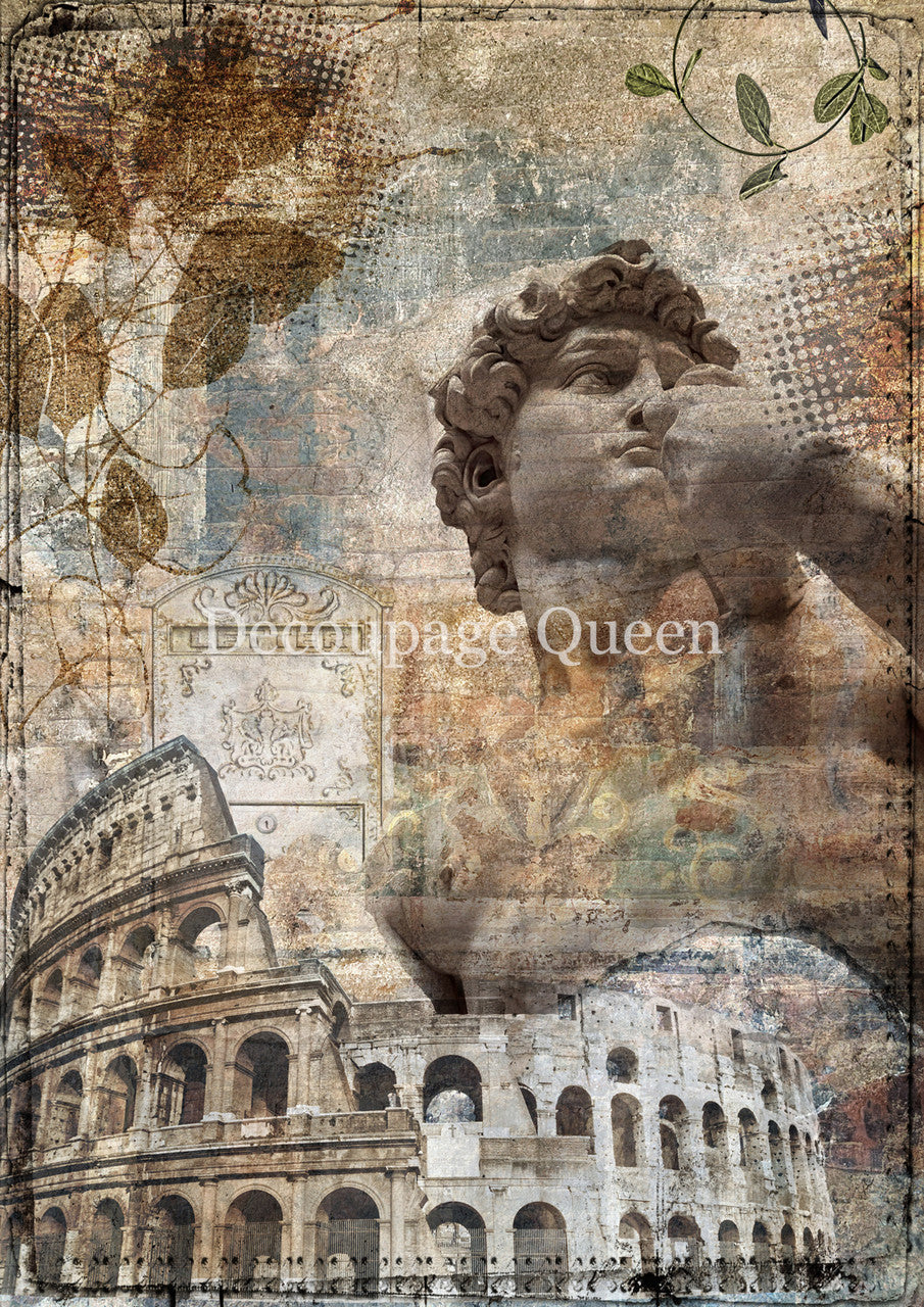 Decoupage Queen Rice Paper - David