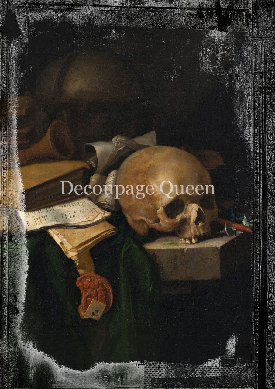 Decoupage Queen Vanitas 1 Rice Paper