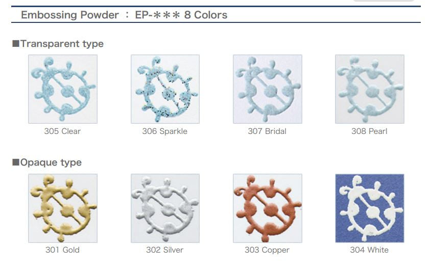 Tsukineko Embossing Powder