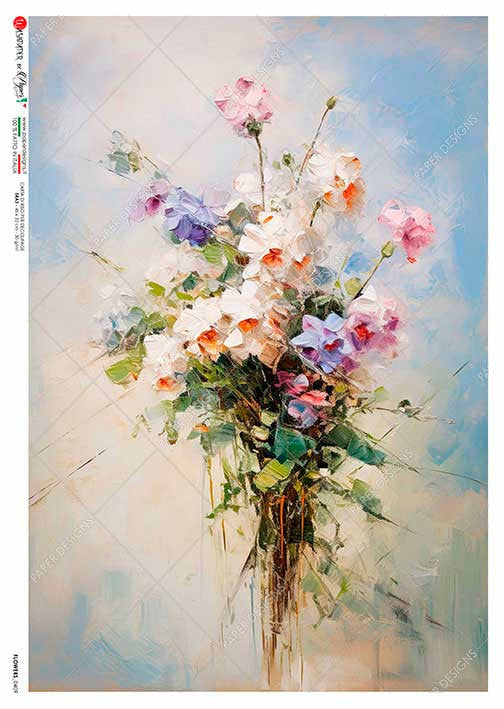 Paper Designs Spring Bouquet Rice Paper