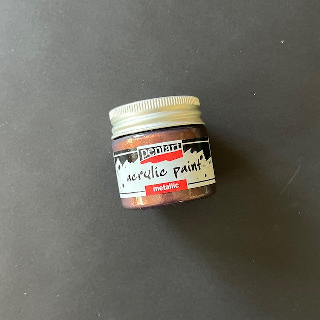 Pentart Acrylic Paint Metallic Antique Bronze