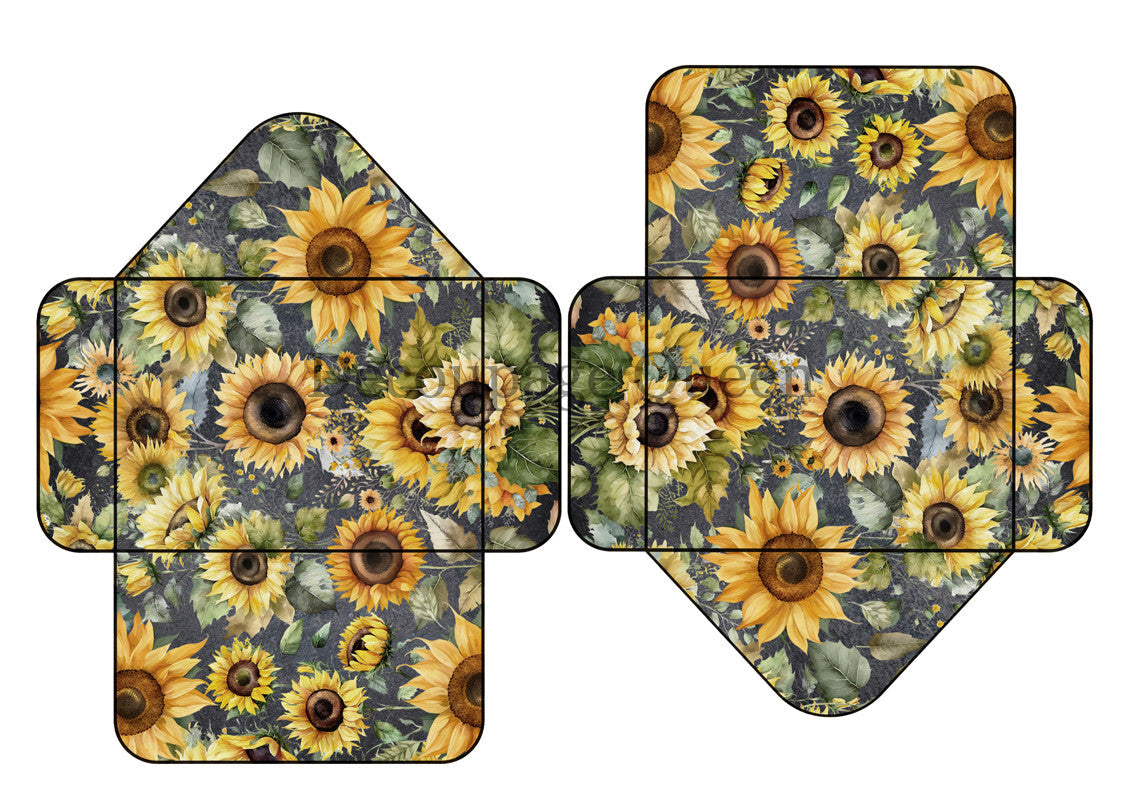 Decoupage Queen Sunflower Ephemera Journal Pack
