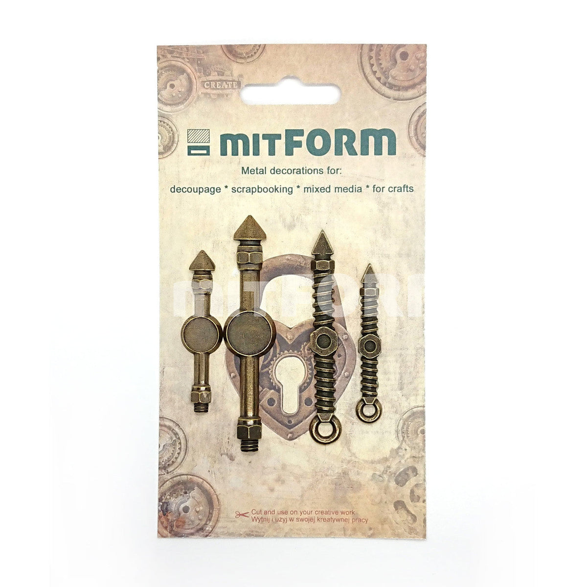 Mitform clock hands Castings Set