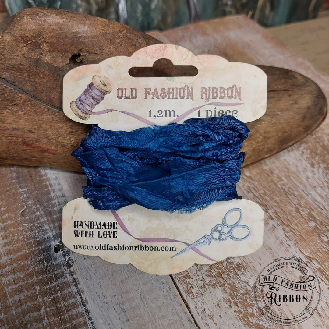 Old Fashion Ribbon Navy Blue