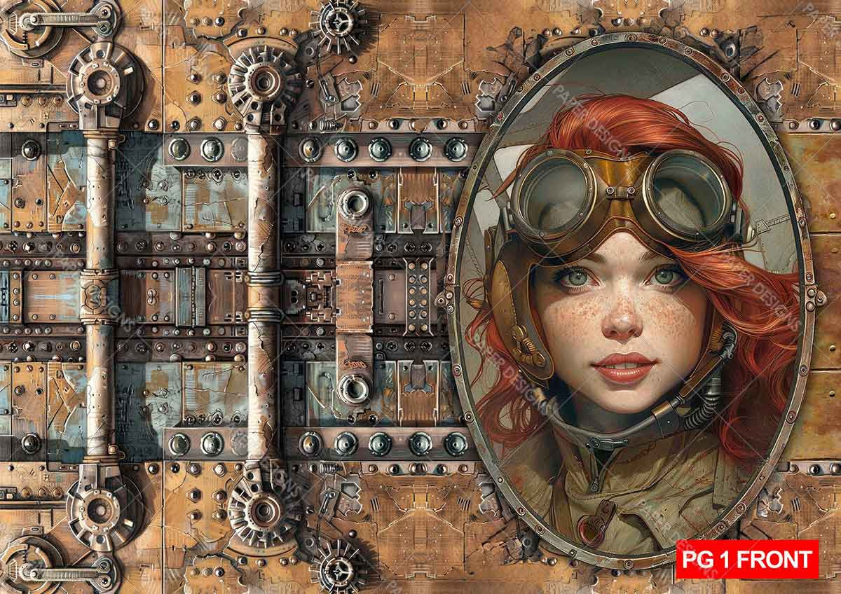 Paper Designs Steamunk Age Collection Junk Journal Kit