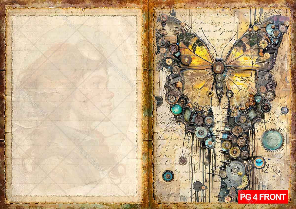 Paper Designs Steamunk Age Collection Junk Journal Kit