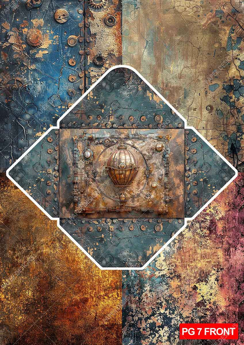 Paper Designs Steamunk Age Collection Junk Journal Kit