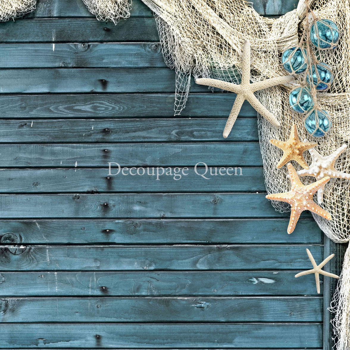 Decoupage Queen Seaside Greetings Scrapbook Set