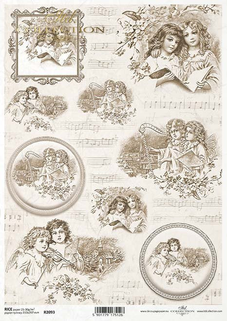 ITD Collection Holiday Musical Cherubs