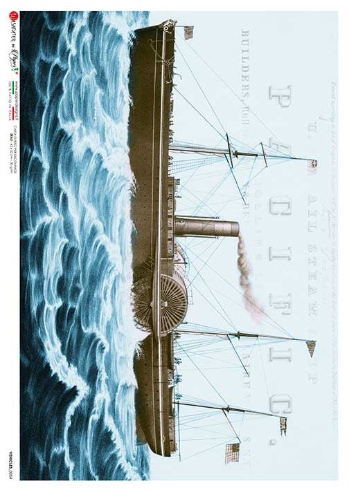 Paper Designs Pacific Steam Ship