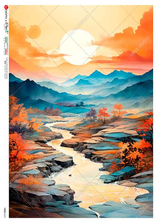 Paper Designs Sunset II