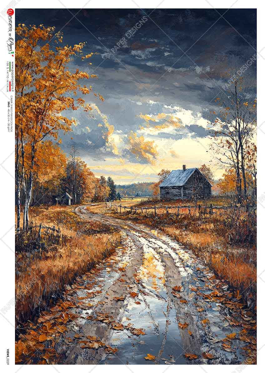 Paper Designs All Roads Lead Home Rice Paper