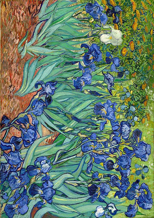 Paper Designs Irises Van Gogh
