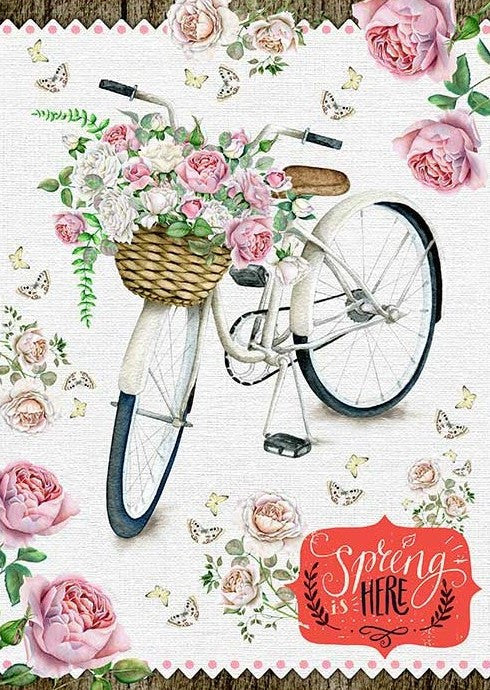 Paper Designs Flower Bike