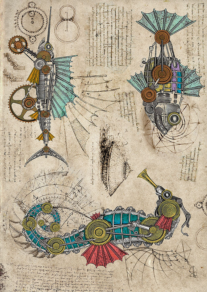 Steampunk Sea Animals