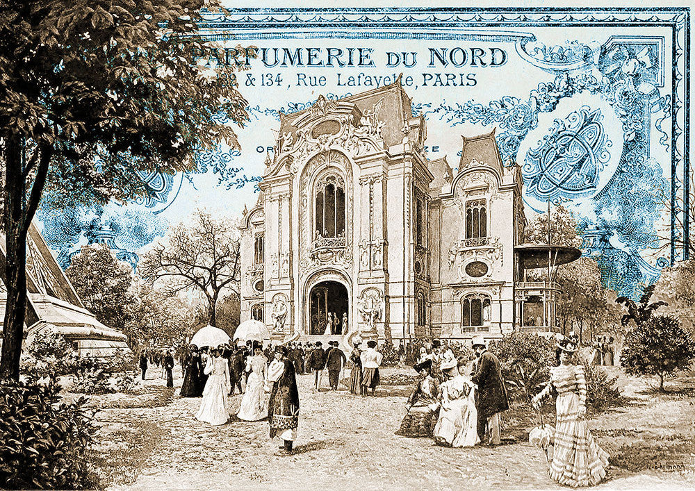 Vintage Chateau Scene
