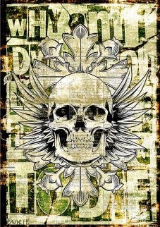 Paper Designs Winged Skull