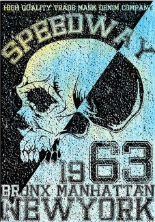 Paper Designs Speedway Skull
