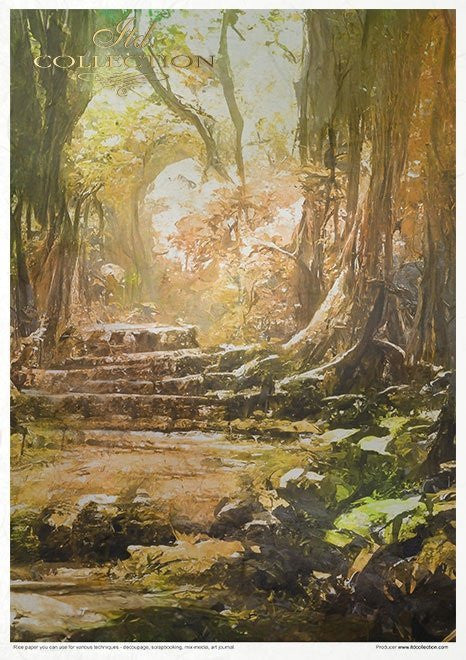 ITD Collection Mysterious Forest 11 Pack Rice Papers