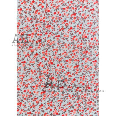 Vintage Floral Allover Pattern Decoupage Paper – A4