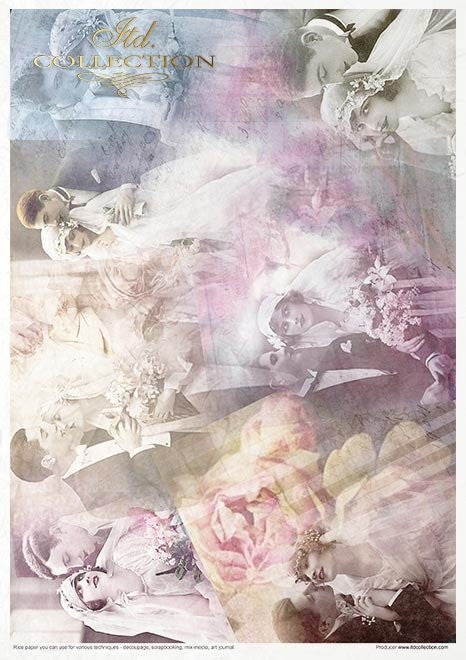 ITD Collection Rice Paper Pack of 11 In Love