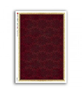 Ornamental Burgundy Texture