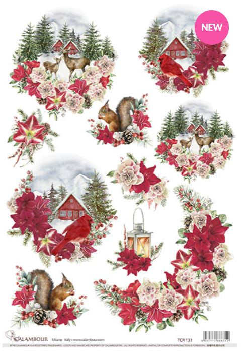 Calambour Christmas Winter Scenes TCR 131 A3