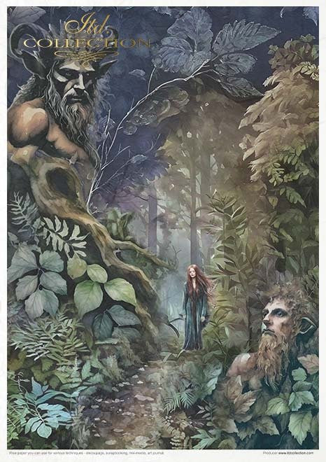 ITD Collection Rice paper Pack Mysterious Creatures